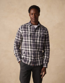 Men | Mountain Overshirt | Grey Plaid