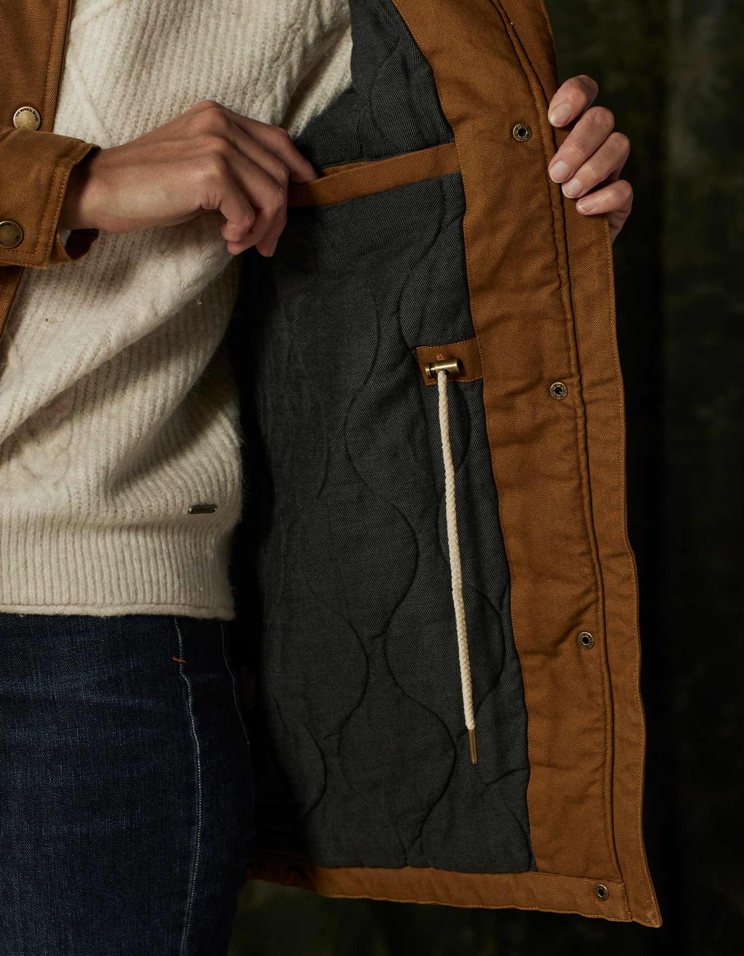 Women | Betsie Canvas Coat | Maple Glaze