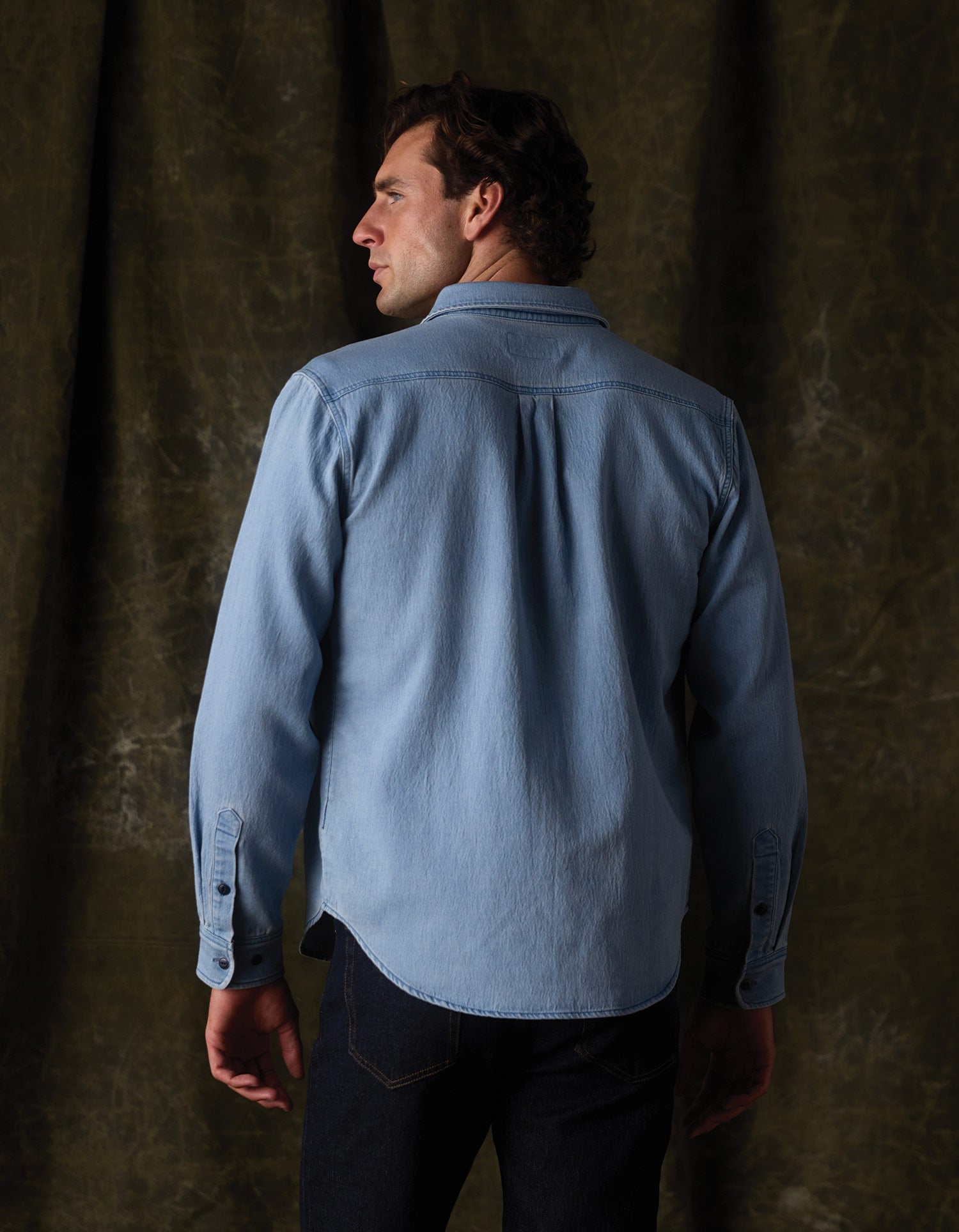 Men | Big Jake Shirt | Light Indigo