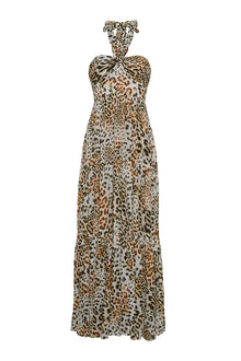 Piana Maxi Dress | Cheetah Natural
