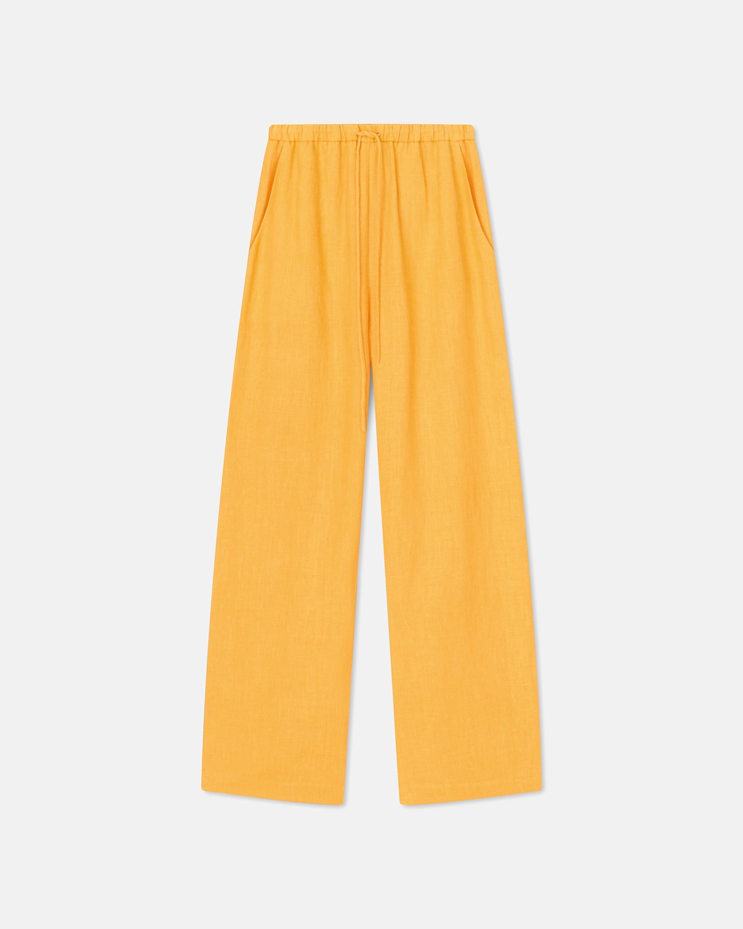 Womens | Polyka Linen Pants | Orange Pf23