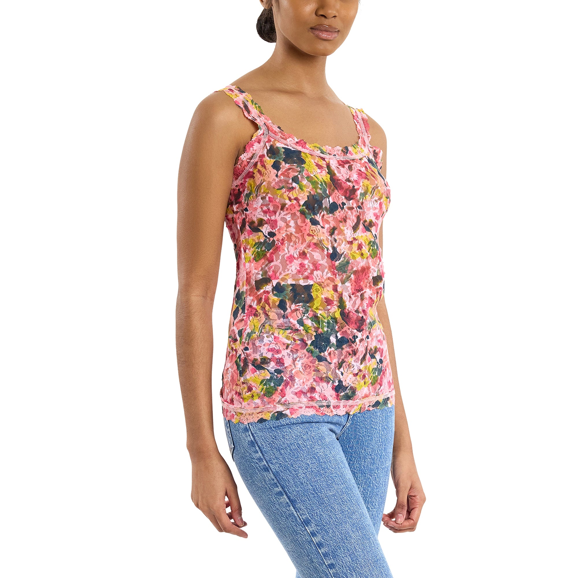 Signature Lace Unlined Camisole | Masterpiece (Pink)
