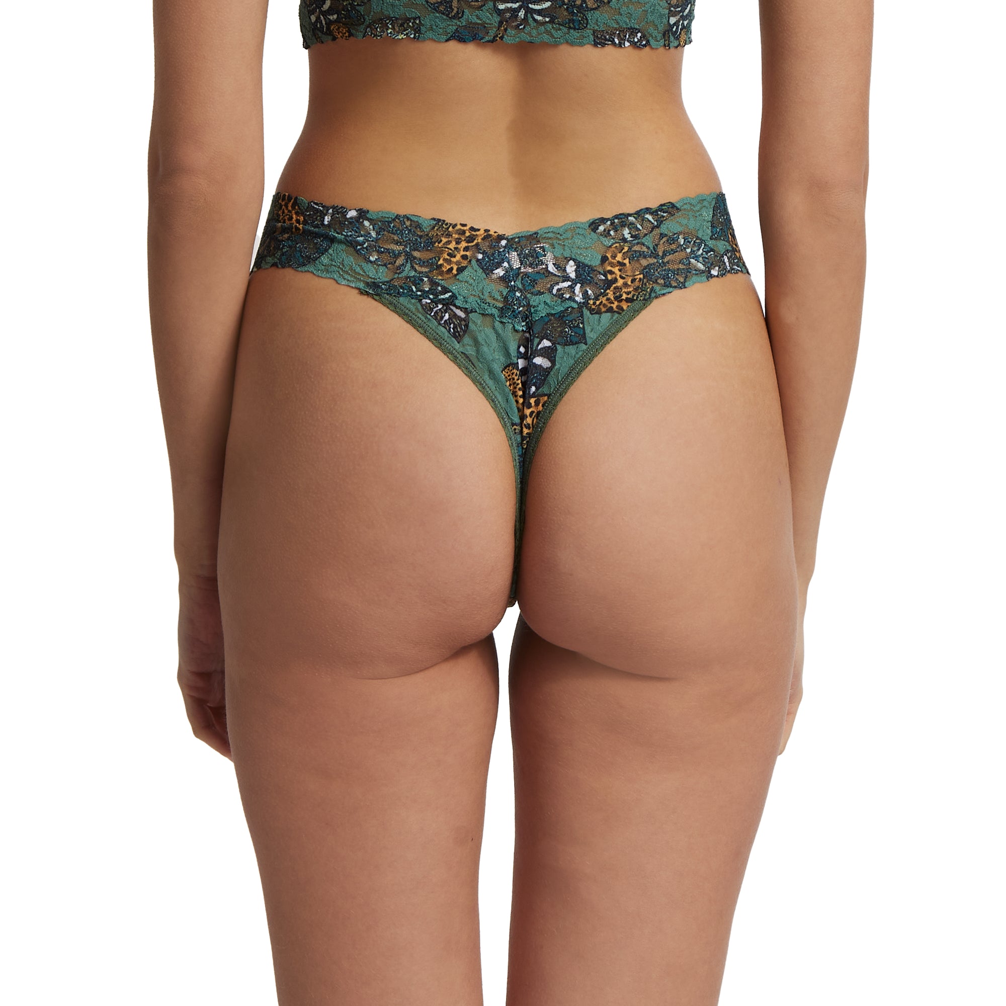 Signature Lace Original Rise Thong | Prowling