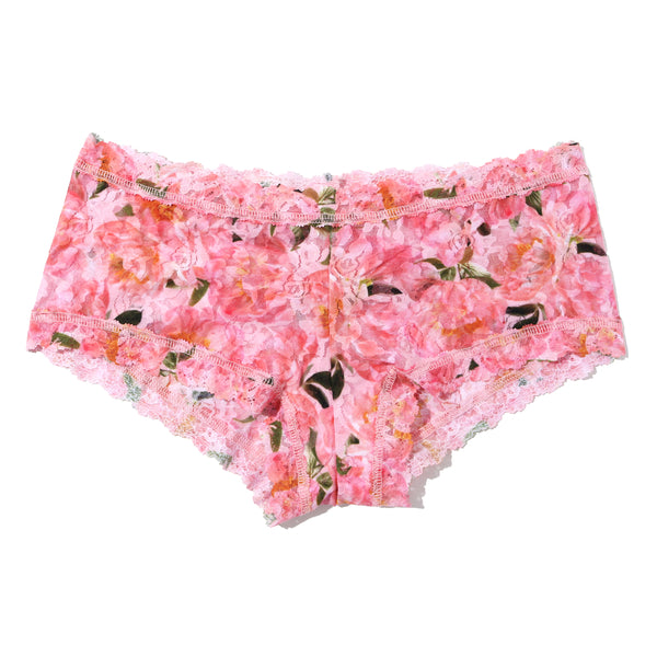 Signature Lace Boyshort | Dancing Petals (Pink)