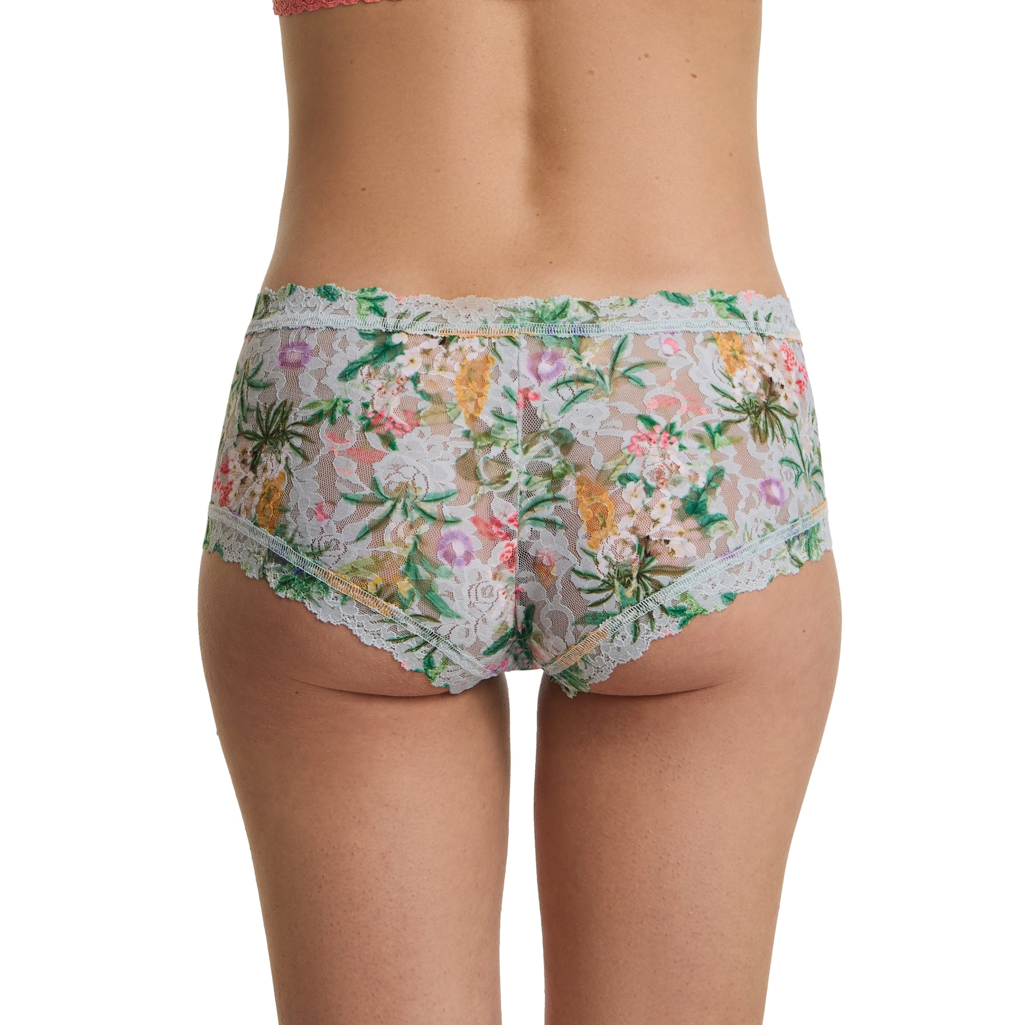 Signature Lace Boyshort | Floriculture (Green)