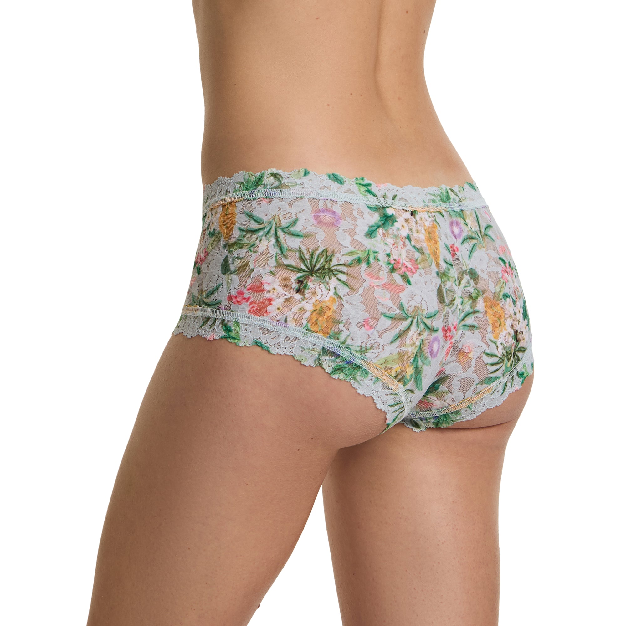 Signature Lace Boyshort | Floriculture (Green)