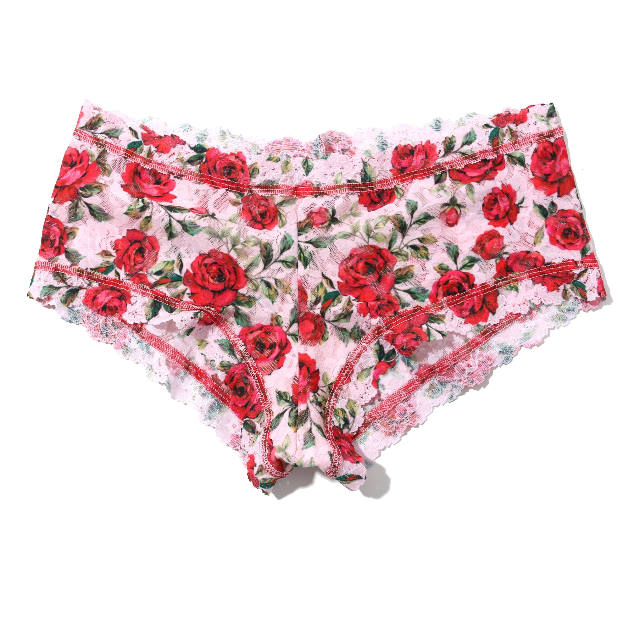 Signature Lace Boyshort | Je' Taime (Pink)