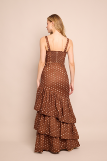 Priya Skirt | Dots Khaki