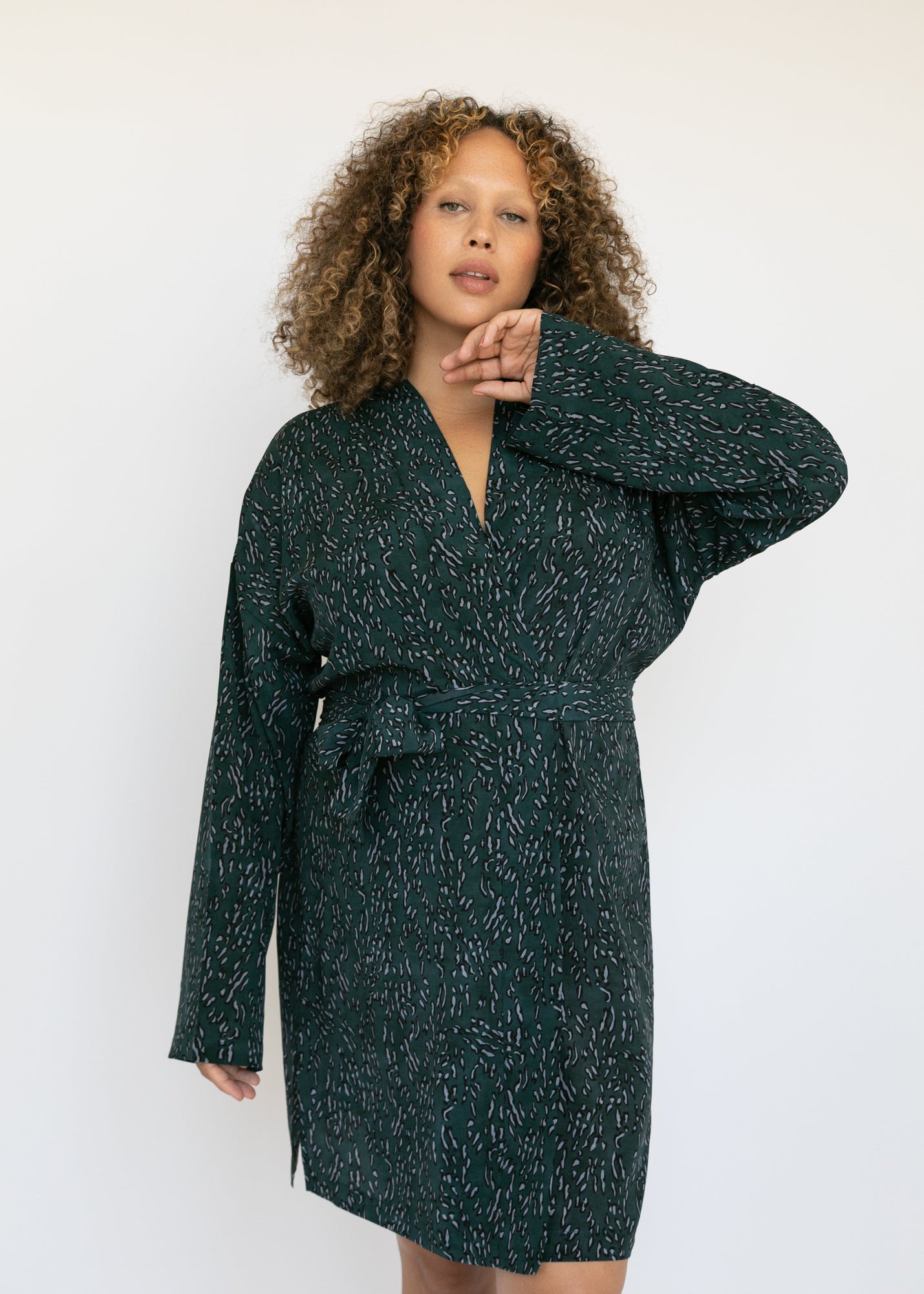 Zanzibar Midi Robe | Dark Teal