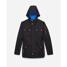 Parka With Details | Men | Navy x Blue