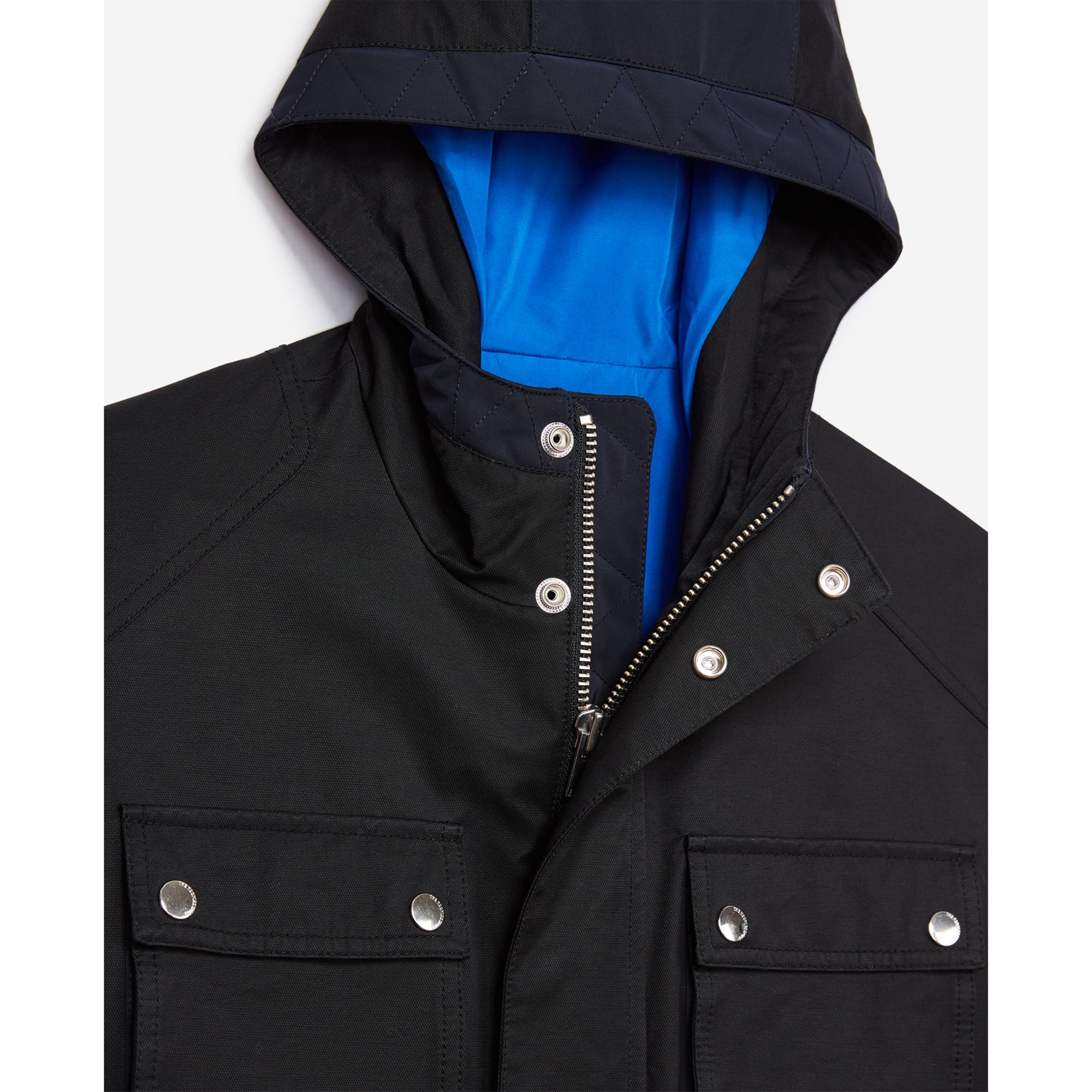 Parka With Details | Men | Navy x Blue