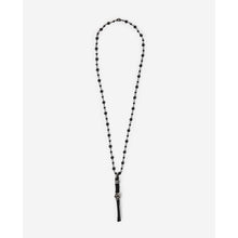 Pearl Necklace With Silver Skull | Women | Black