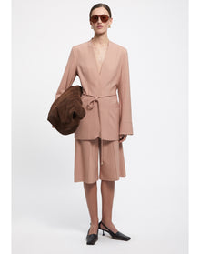 Pen | Tailored Shorts | Pale Rose