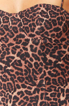 Penny Lane Mini Dress | Leopard Print
