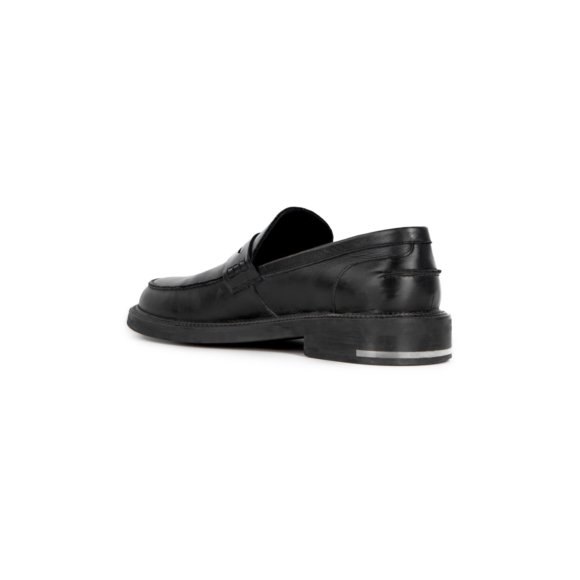 Penny Loafers In Leather | Women | Black