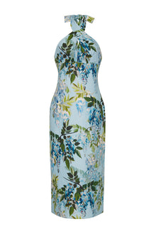 Perla Midi Dress | Wisteria Light Blue