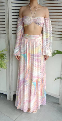 Rococo Sand | Eira Long Skirt | Multicolor