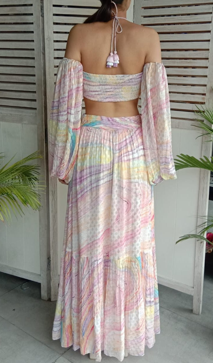 Rococo Sand | Eira Long Skirt | Multicolor