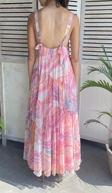 Rococo Sand | Eira Long Dress | Peach/Lilac