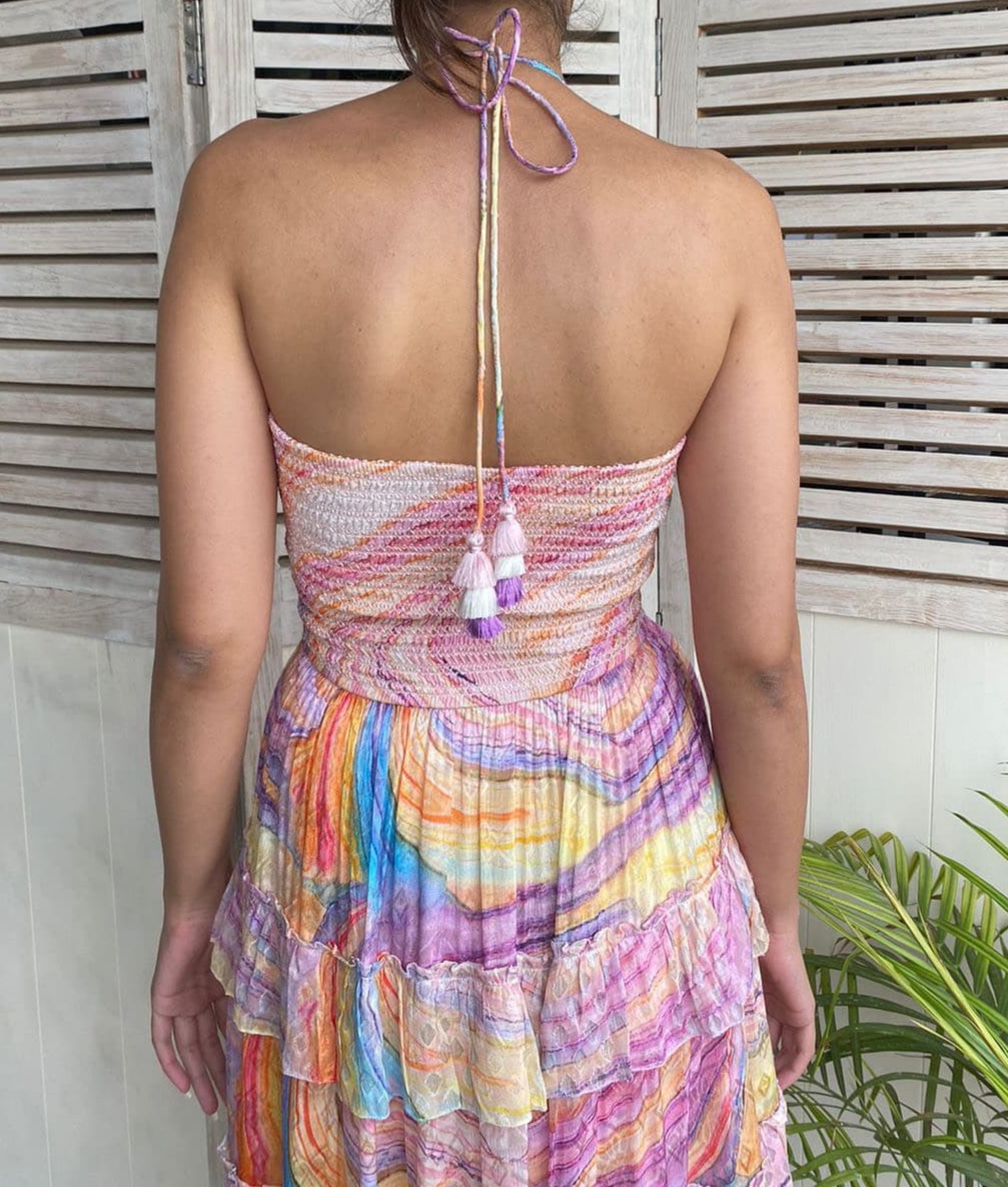 Rococo Sand | Eira Long Dress | Multicolor