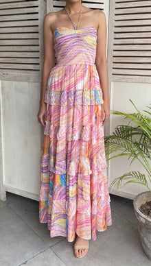 Rococo Sand | Eira Long Dress | Multicolor