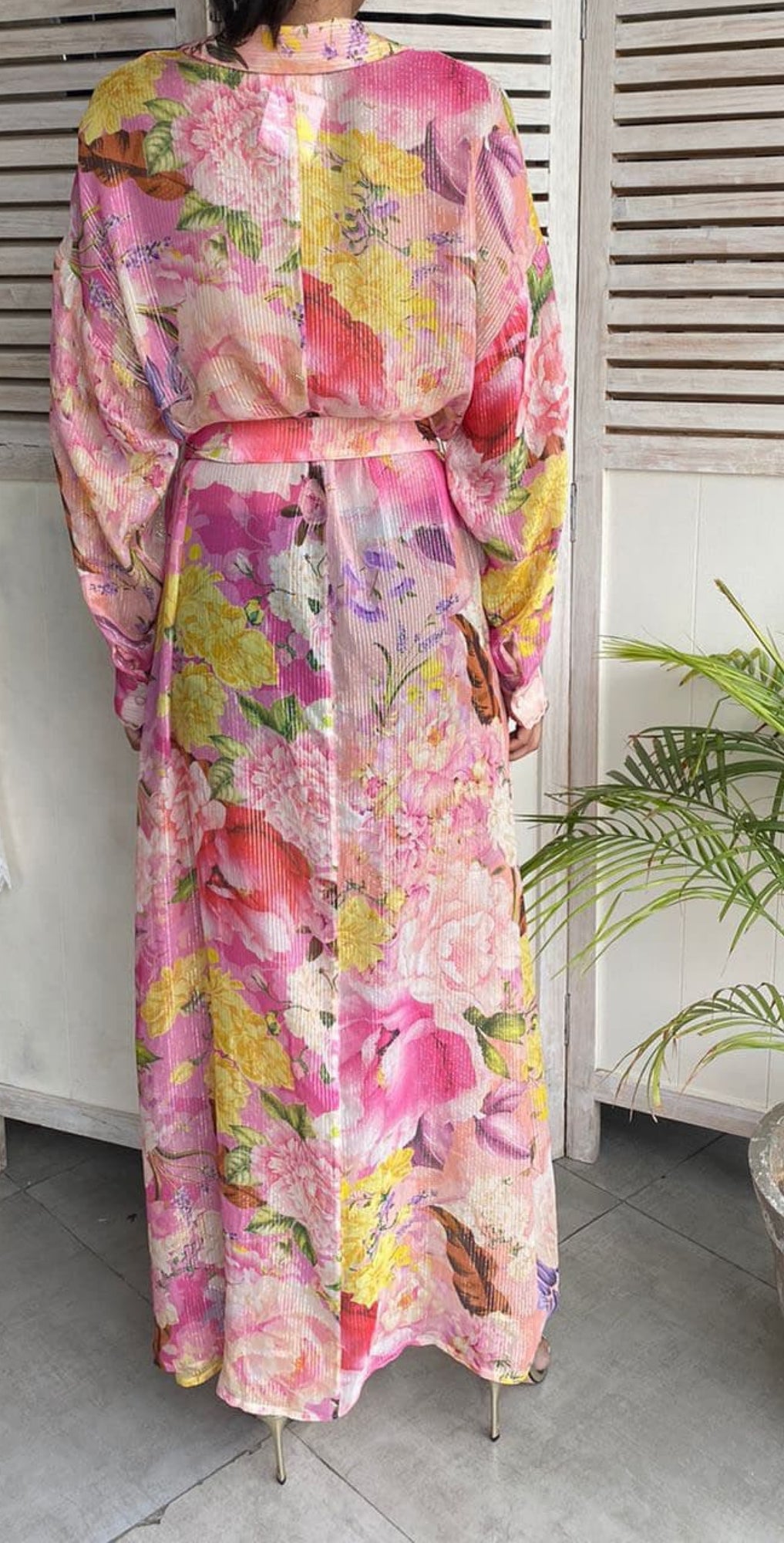 Rococo Sand | Leona Long Dress | Multicolor