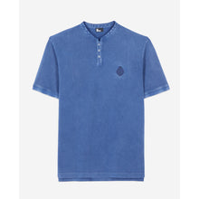 Piqué Cotton Polo T-Shirt | Men | Blue Brut