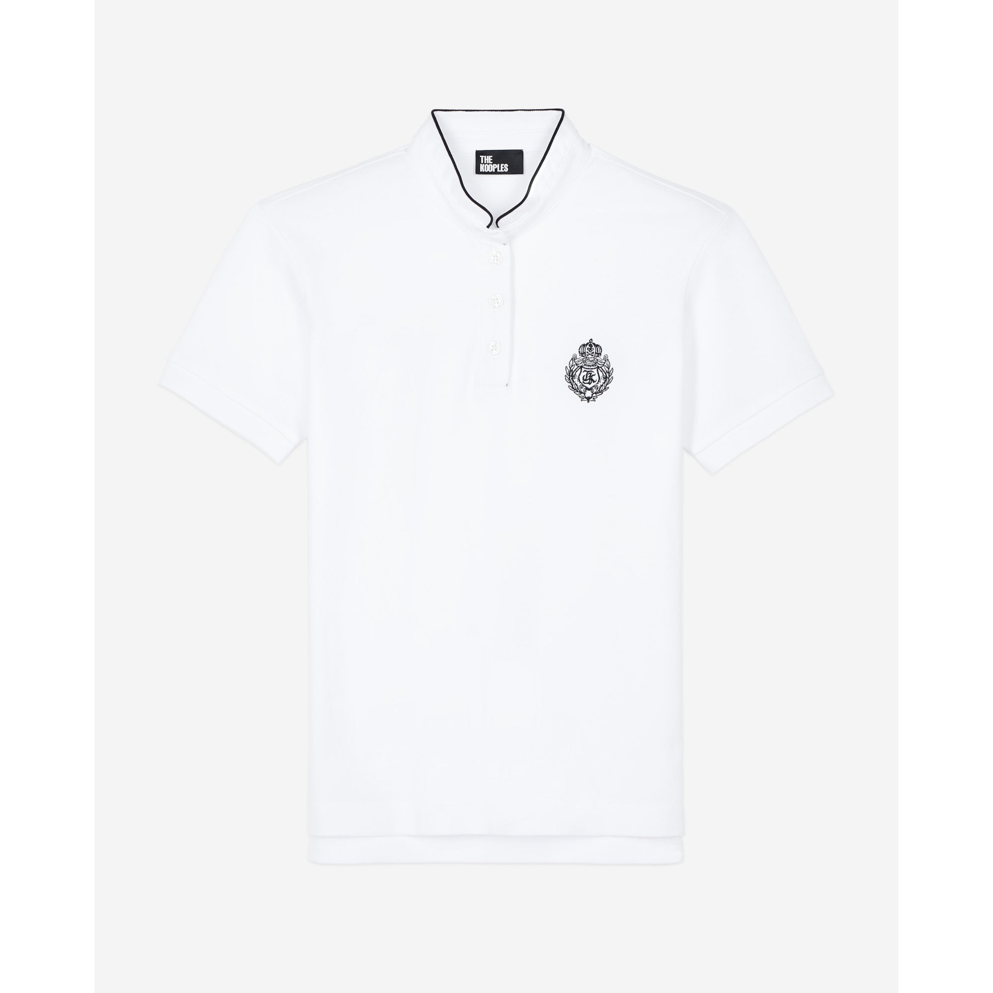 Piqué Cotton Polo T-Shirt | Women | White