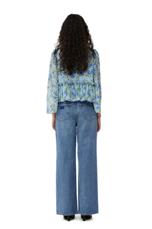 Pleated Georgette Blouse | Ice Water