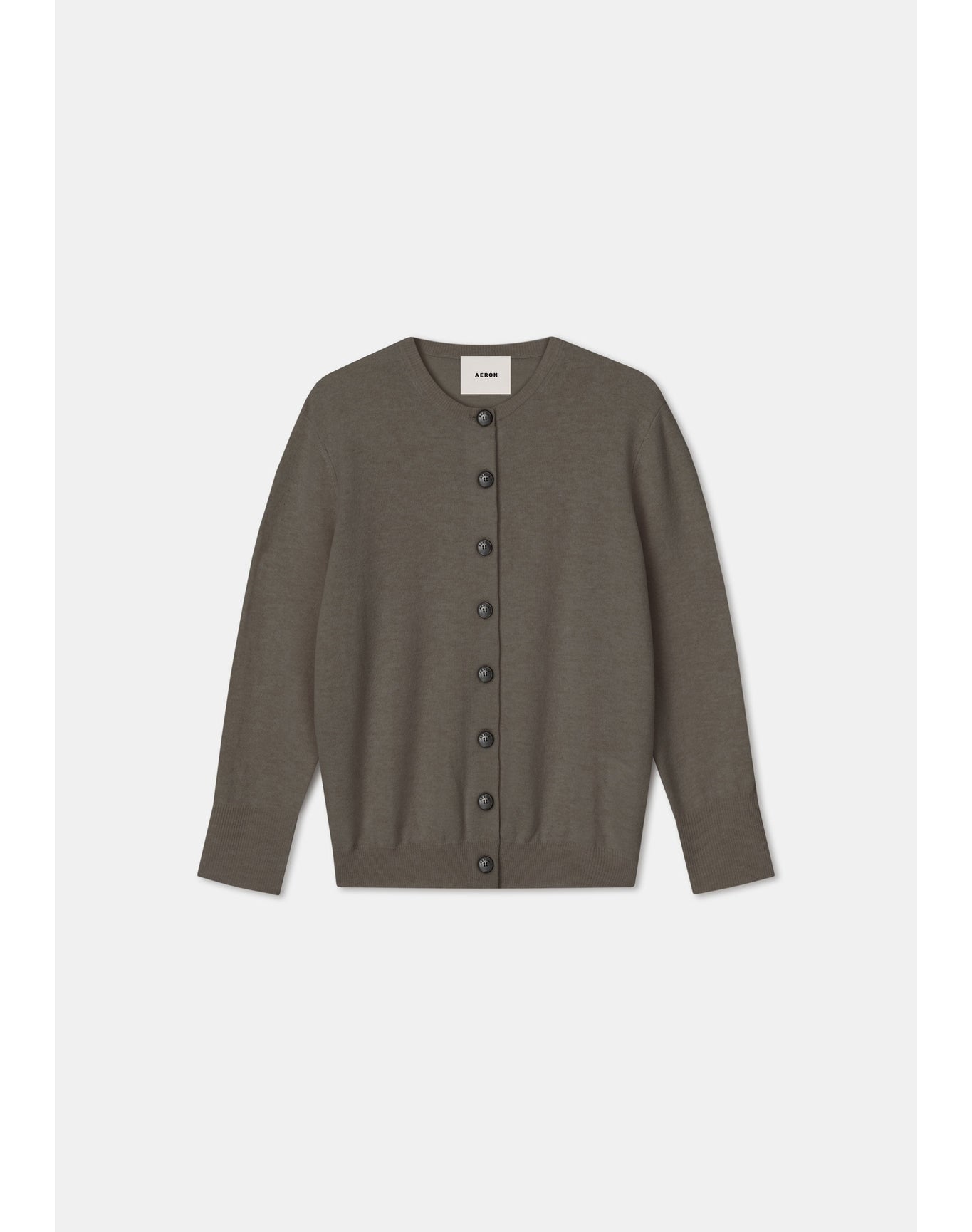 Plie | Pure Merino Wool Cardigan | Storm