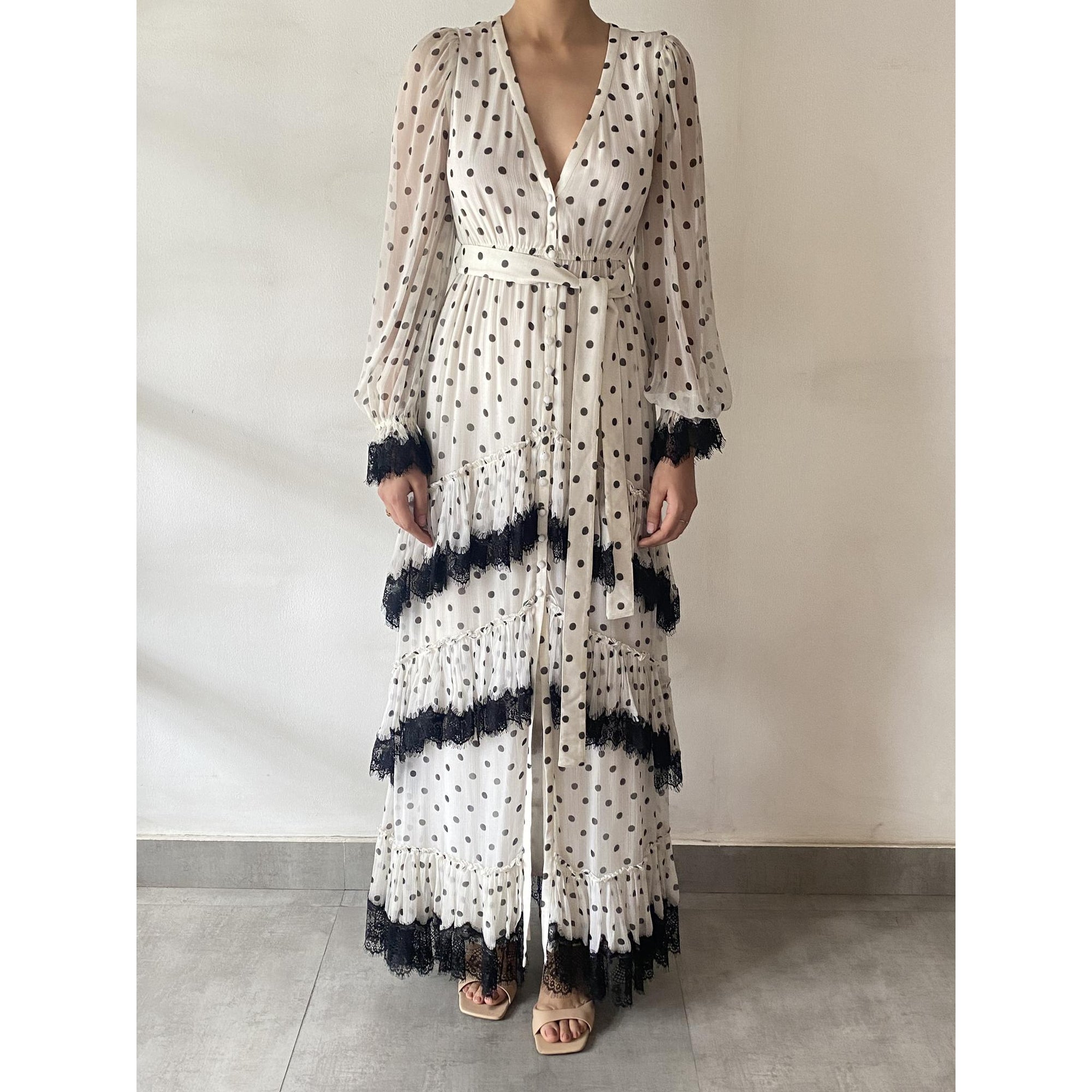 Pois Long Dress