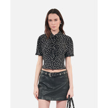 Polka Dot Shirt | Women | Black x White