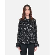 Polka Dot Shirt | Women | Black x White