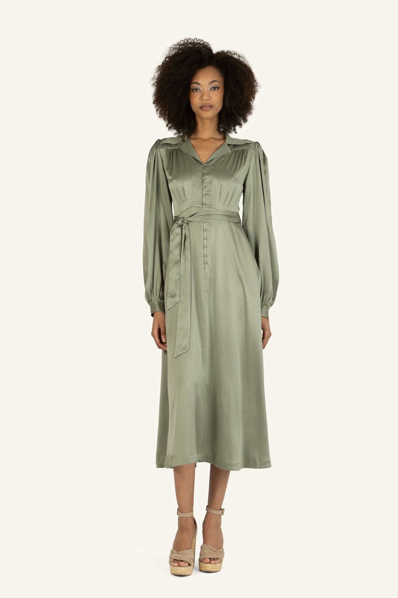 Polly Dress | Laurel Green