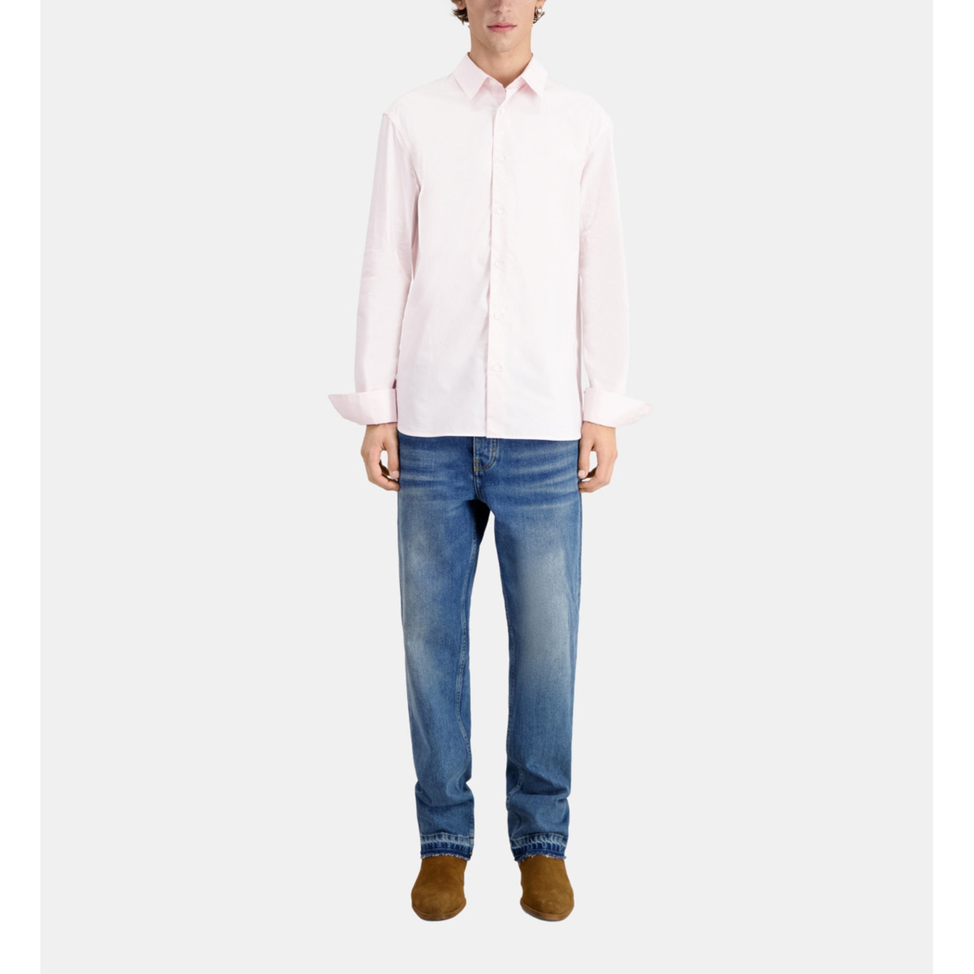 Poplin Shirt | Men | Pastel Pink