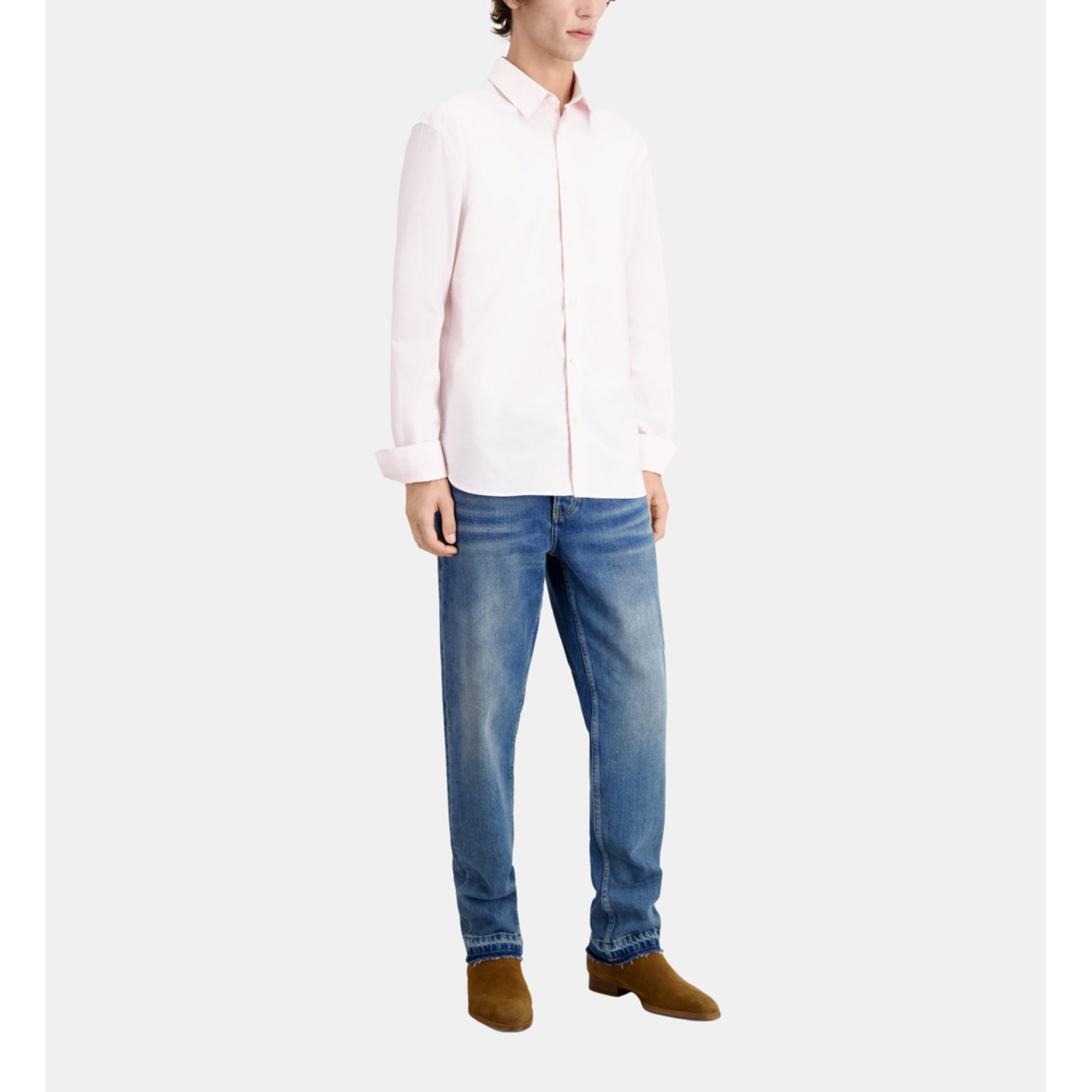 Poplin Shirt | Men | Pastel Pink