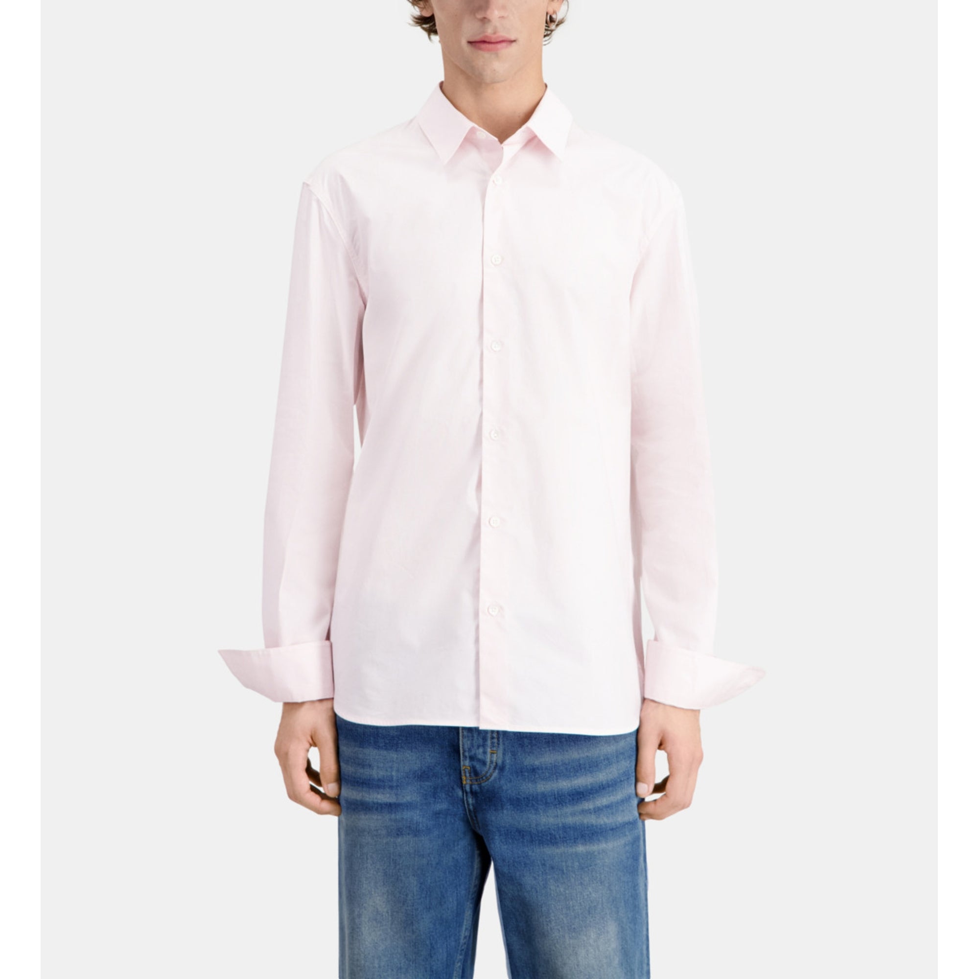 Poplin Shirt | Men | Pastel Pink