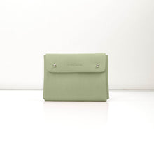 Suede Medium Pouch | Sage