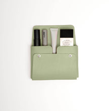 Suede Medium Pouch | Sage