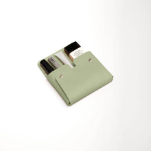 Suede Medium Pouch | Sage