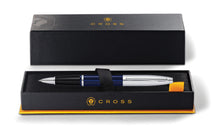 Calais Rollerball Pen | Chrome & Blue Lacquer
