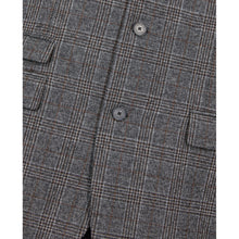 Prince Of Wales Wool Blazer | Men | Brown x Black