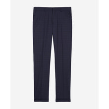 Prince Of Wales Wool Suit Trousers | Men | Navy Blue