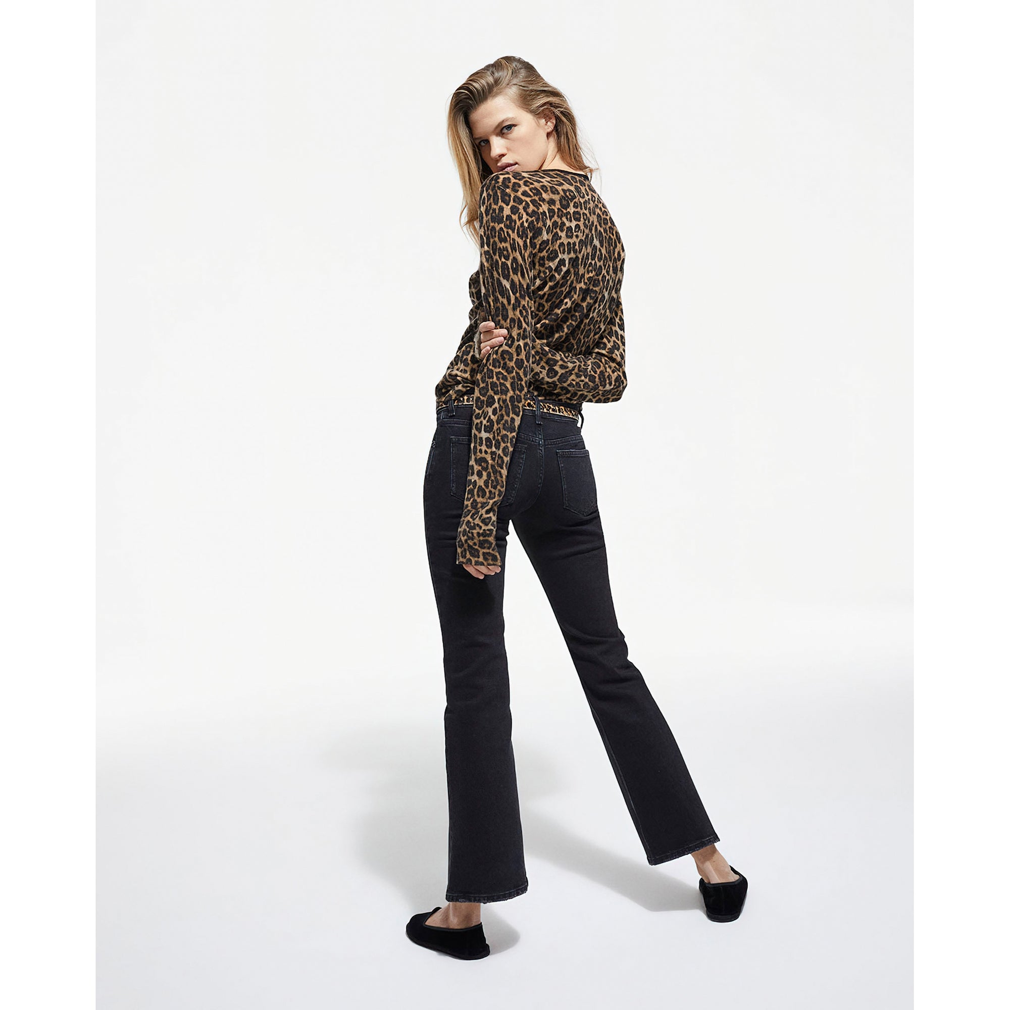 Print Cashmere Sweater | Women | Leopard