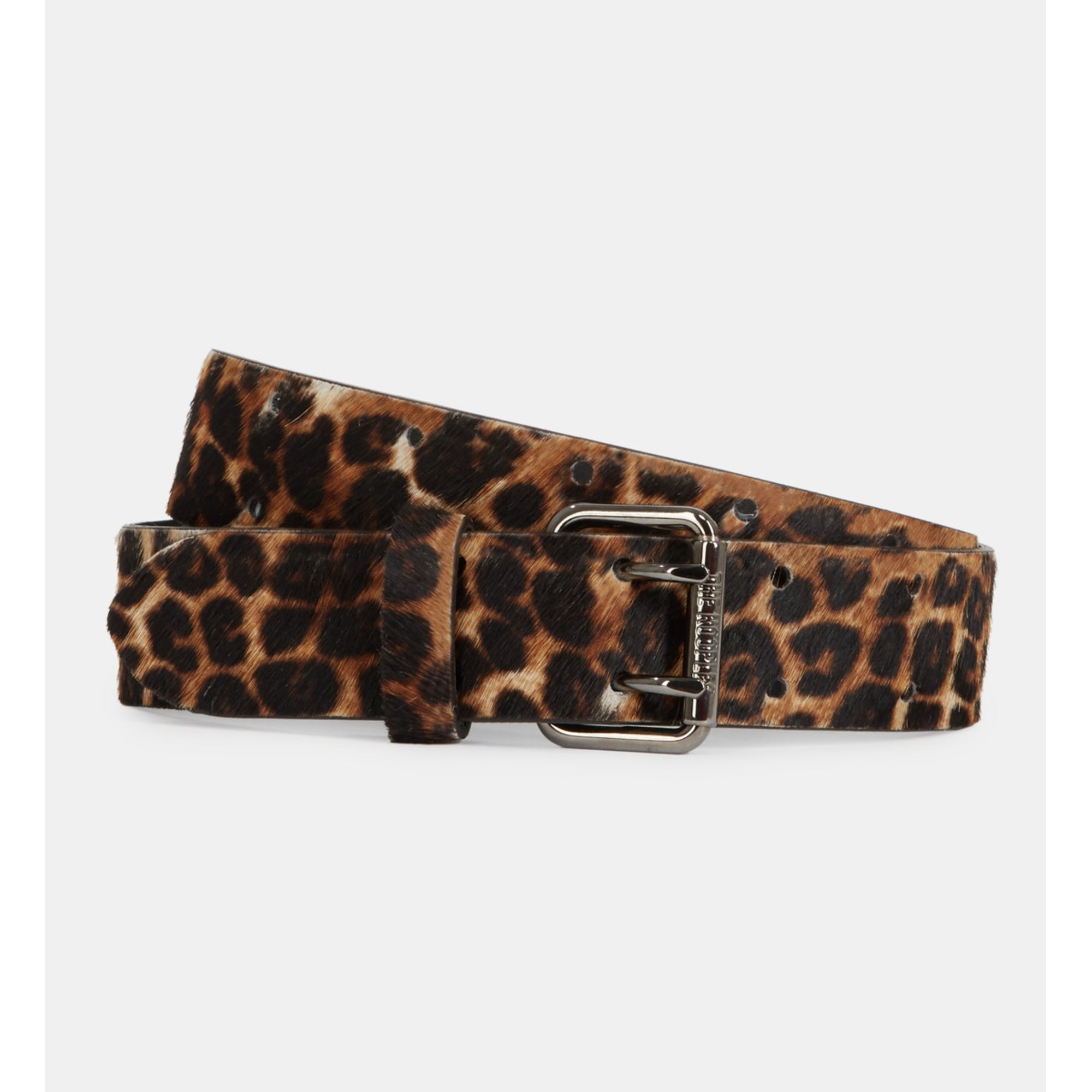 Print Leather Belt | Women | Leopard