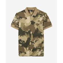 Print Pique Cotton Polo T-Shirt | Men | Camouflage