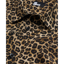 Print Silk Shirt With Classic Collar | Men | Leopard