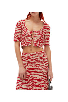 Printed Georgette Maxi Smock Skirt | Castle Wall