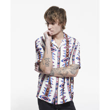 Printed Hawaiian Collar Shirt | Men | Ecru