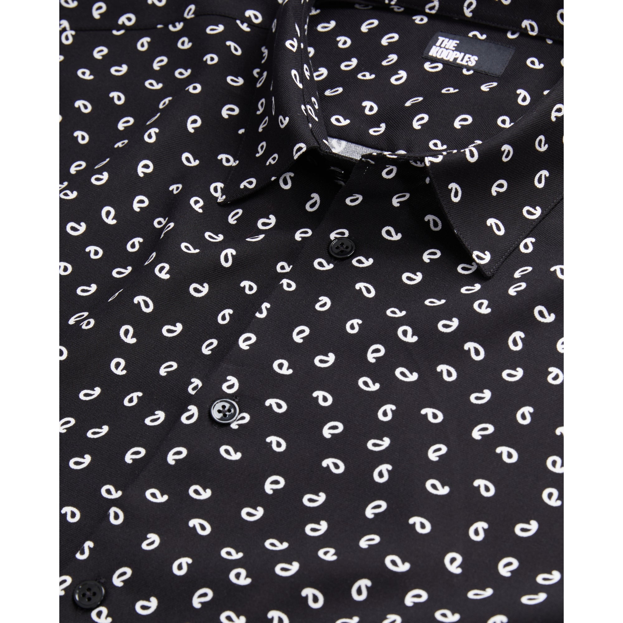 Printed Shirt | Men | Black x White